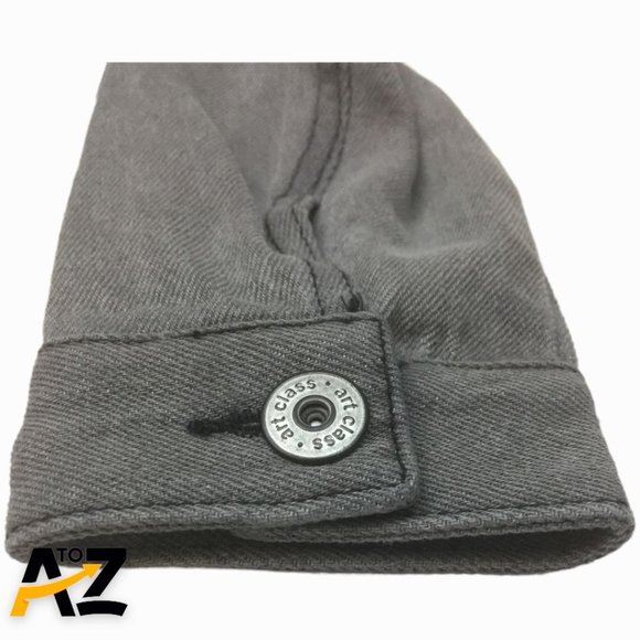 Toddler Girls' Leopard Collar Jean Jacket Size 3T - Picture 4 of 10